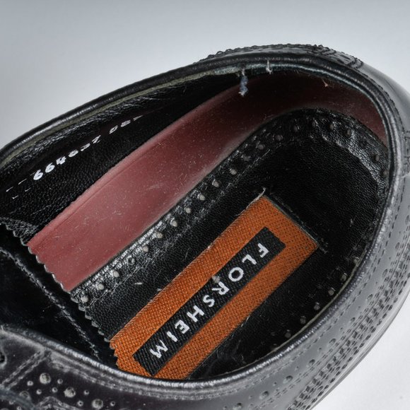 Mens Florsheim Lexington Wing Tip  Oxford Shoe Size 9 1/2 EEE {EX+} - Picture 4 of 8